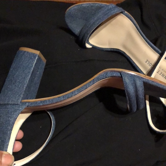 Hi heels denim sandals - Picture 3 of 3